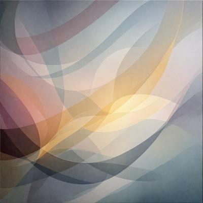 The primary subject of the image is a colorful, abstract art piece featuring a mix of yellow, orange, and purple colors. The setting is a blue background, which contrasts with the vibrant colors of the artwork. The visual style appears to be a combination of digital art and illustration, creating a unique and eye-catching design. The overall atmosphere of the image is lively and energetic, with the bold colors and intricate patterns capturing the viewer's attention.